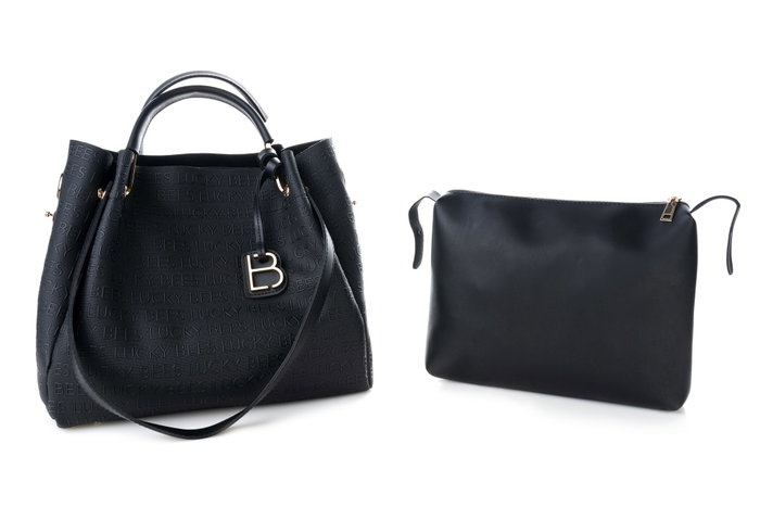 Lucky Bees Bandolera 275 Leather Black Lucky Bees Bandolera 275 Leather Black